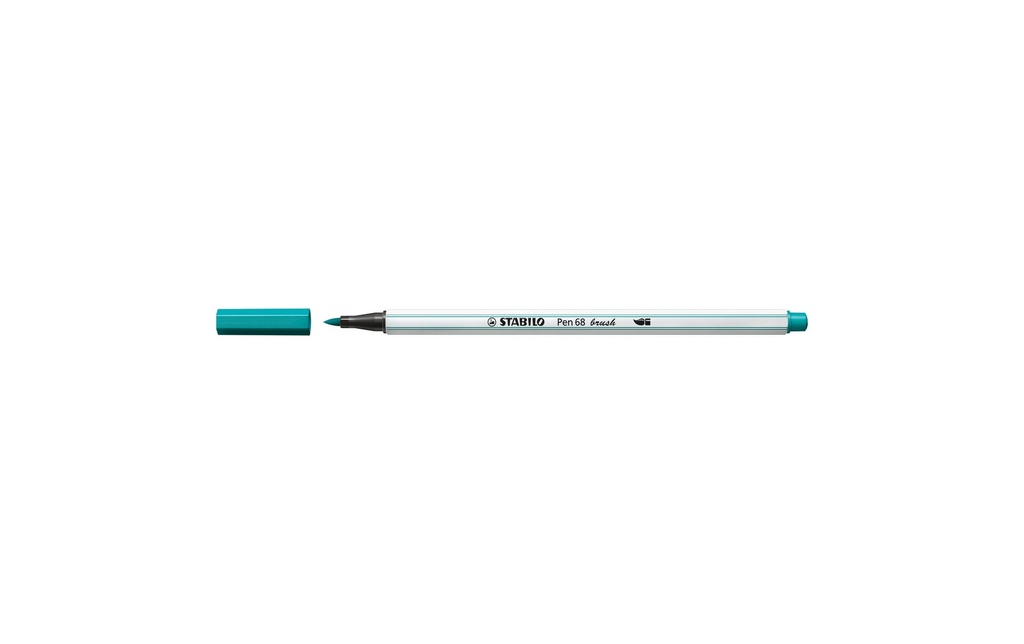 STABILO Pen 68 brush bleu turquois