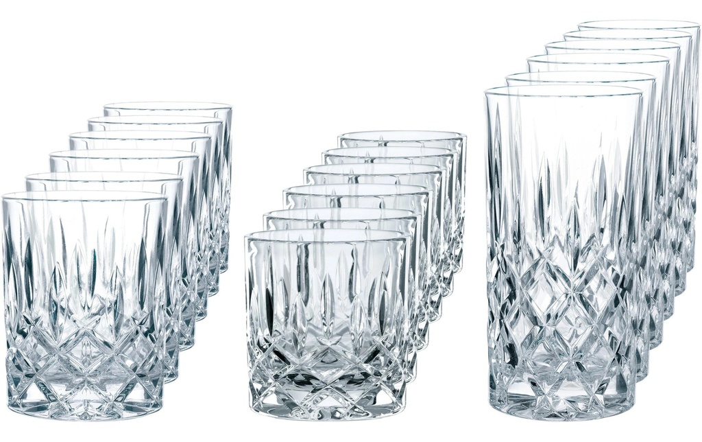Nachtmann Verre à long drink Noblesse 395 ml, 18 pièces, Transparent