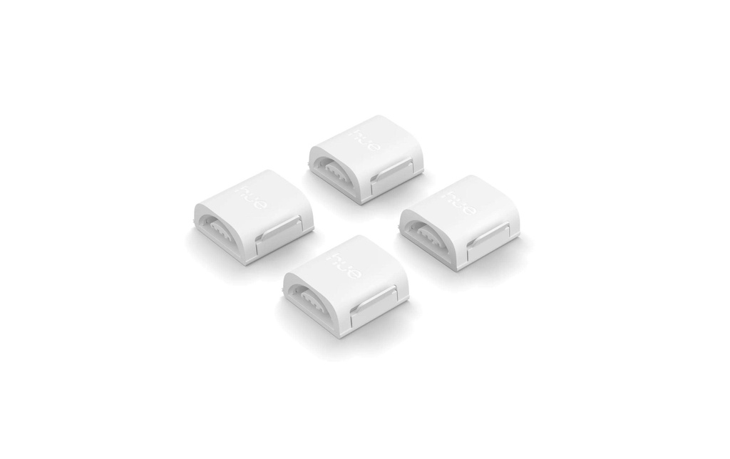 Philips Hue Connecteur Flux Gradient Lightstrip, Blanc, 4 pièces