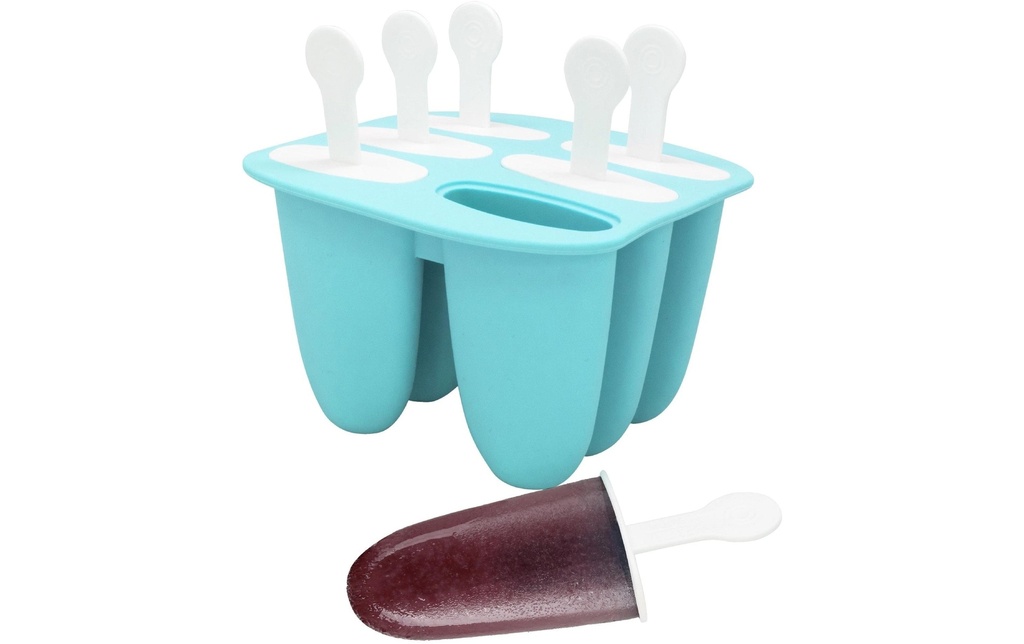 Nerthus Moule à glace pour 6 glaces Bleu
