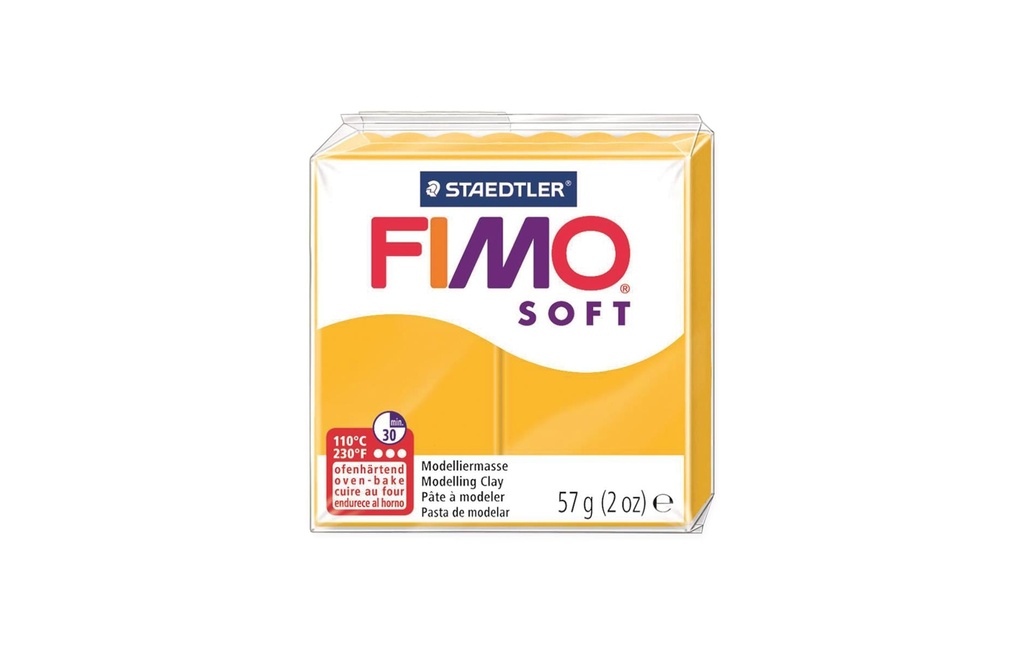 FIMO FIMOsoft bloc jaune soleil