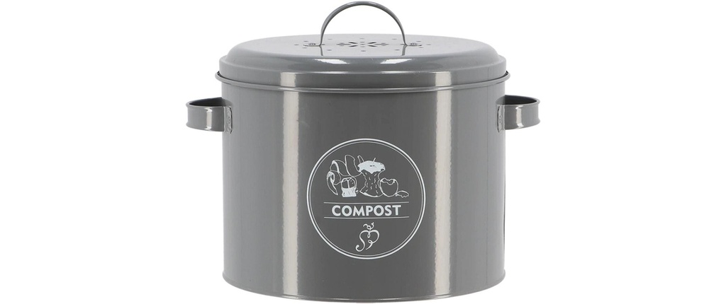 Esschert Design Composteur Filtre à charbon actif anthracite 6.3 l