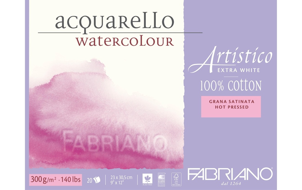 FABRIANO Artistico Aquarel 23x30.5 300g (20 pces)
