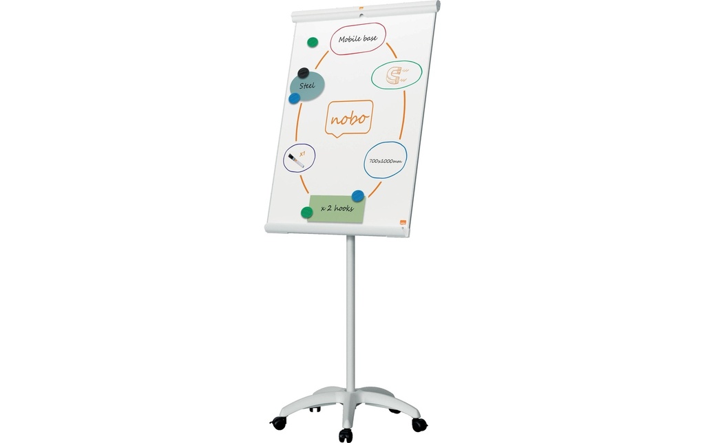Nobo Tableau à feuilles Mobil Premium Plus 70 cm x 186 cm