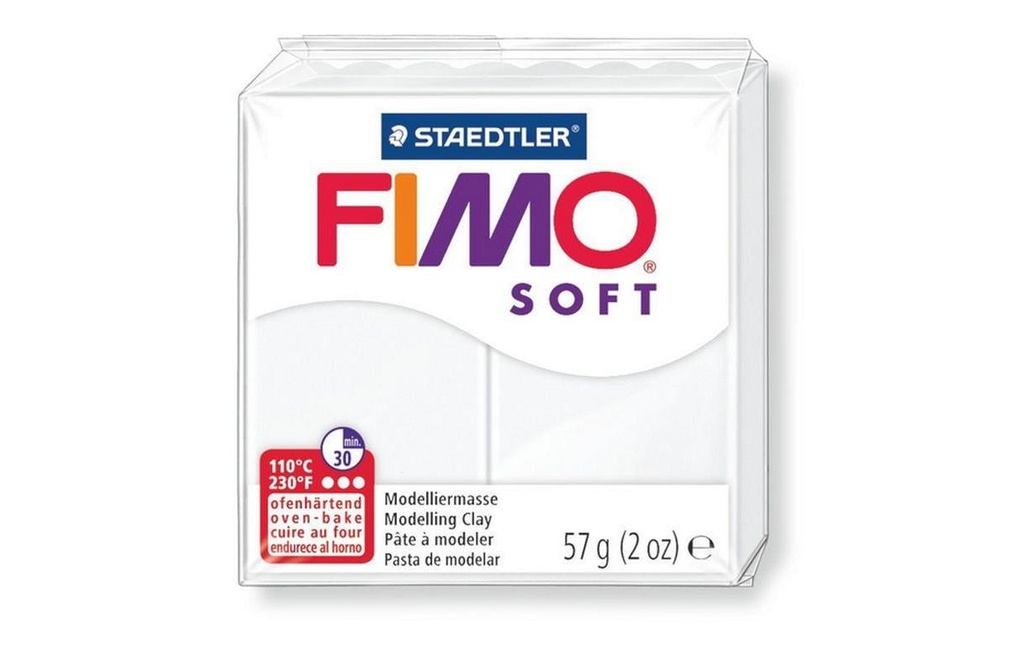 FIMO FIMOsoft bloc blanc