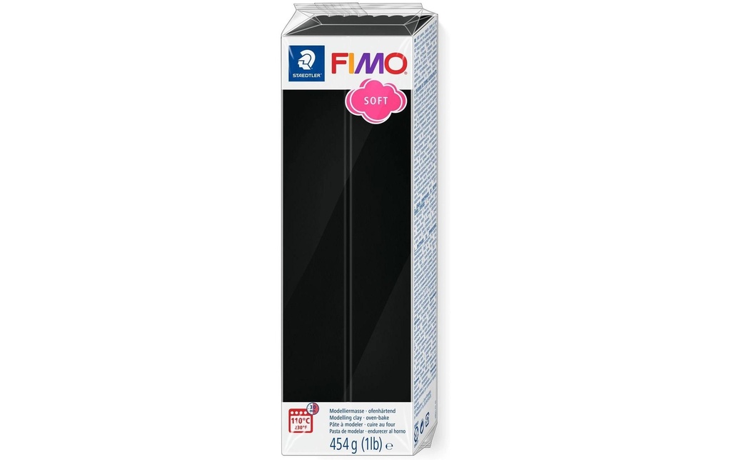 FIMO FIMOsoft grand bloc noir (454 pces)