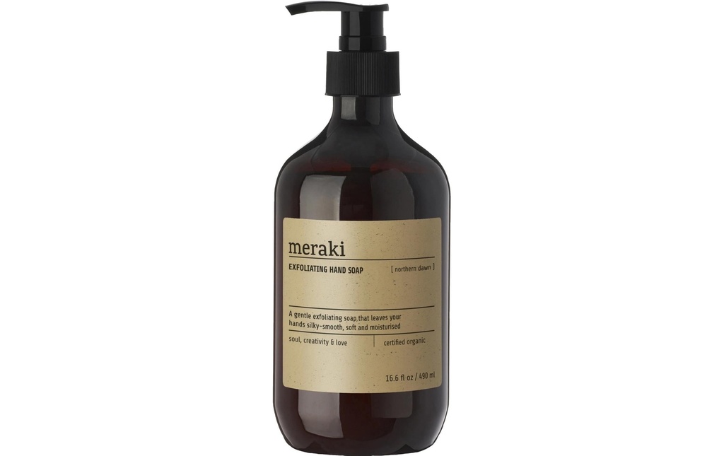 meraki Savon pour les mains Aurore boréale exfoliante 490 ml
