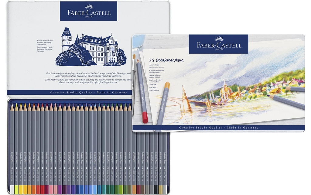 FABER-CASTELL Goldfaber crayon aquarell 36p (36 pces)