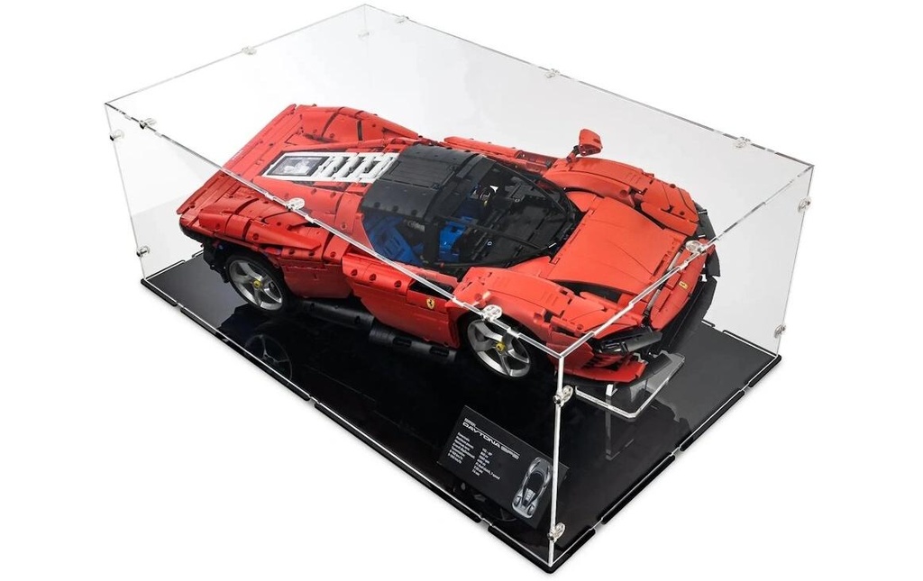 iDisplayit Présentoir en acrylique pour LEGO 42143 Ferrari Daytona SP3