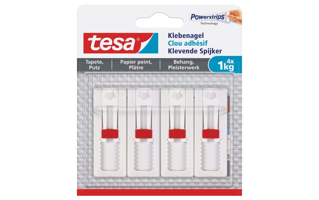 TESA Powerstrips clou tap.&crép.1kg (4 pces)