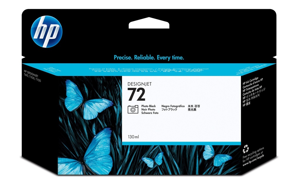 HP HP cart.d'encre 72 ph-bl black