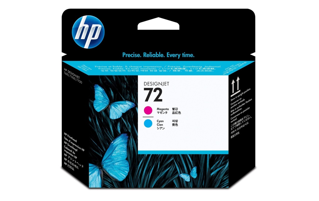 HP HP tête d'impres. 72 mag/cyan