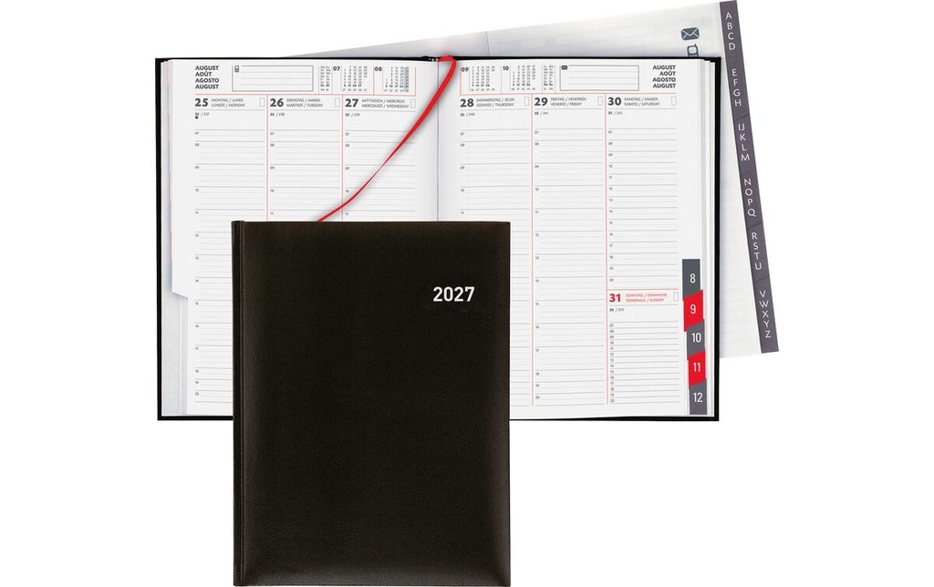 BIELLA Agenda Orario 1S/2P noir