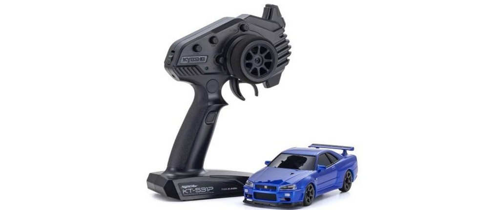 Kyosho Voiture de sport MINI-Z AWD Nissan Skyline GT-R R34 Readyset, 1:27