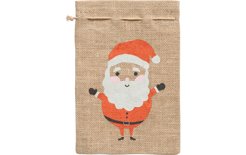 FOLIA N'Sac jute père Noël petit