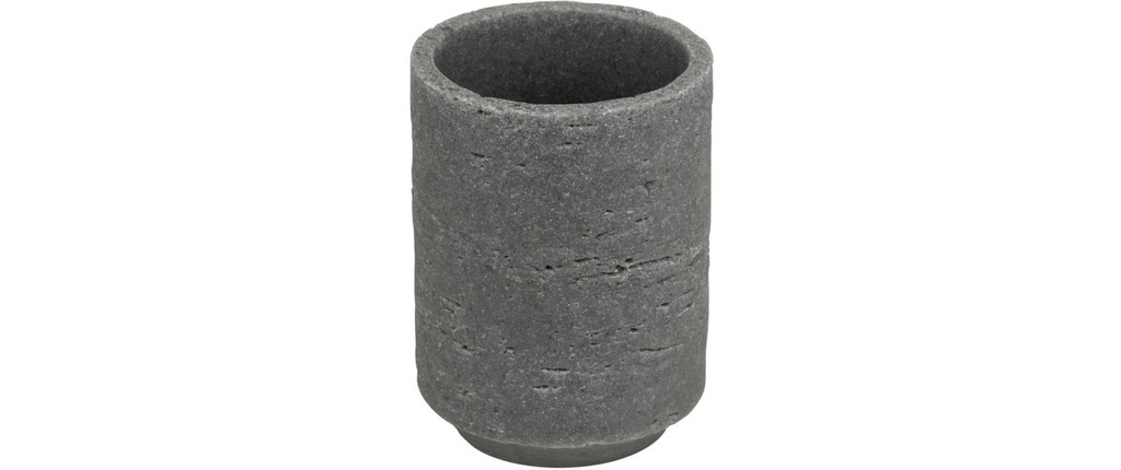 Wenko Gobelet pour brosse à dents Denia Polyresin Gris