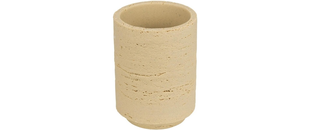 Wenko Gobelet pour brosse à dents Denia Polyresin Beige