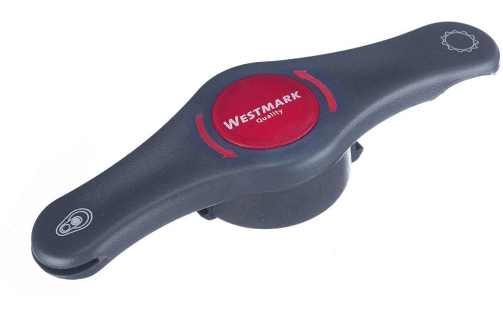 Westmark Ouvreur combiné hélice, 15 x 4.5 x 3 cm Argenté
