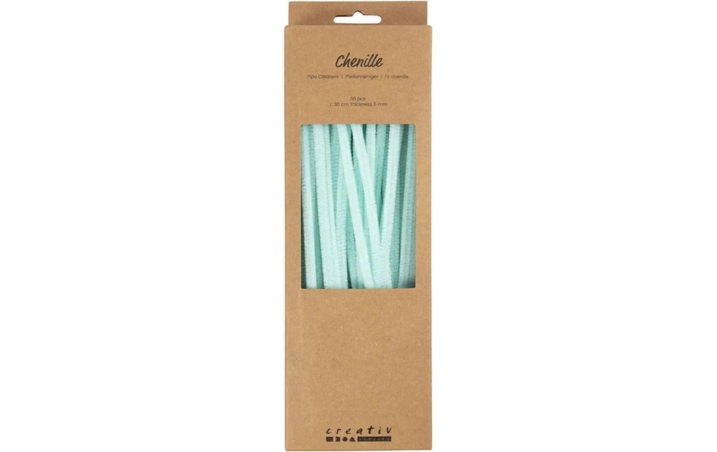 Creativ Company Fil-chenille 50 pièces, turquoise