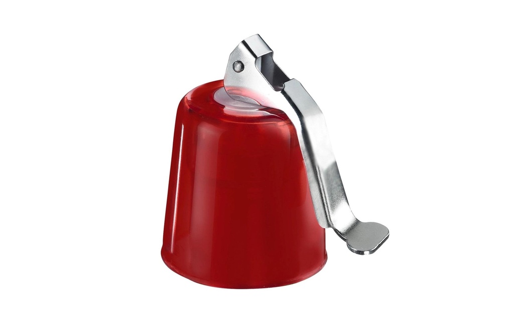 Westmark Bouchon de bouteille avec cloche Rouge