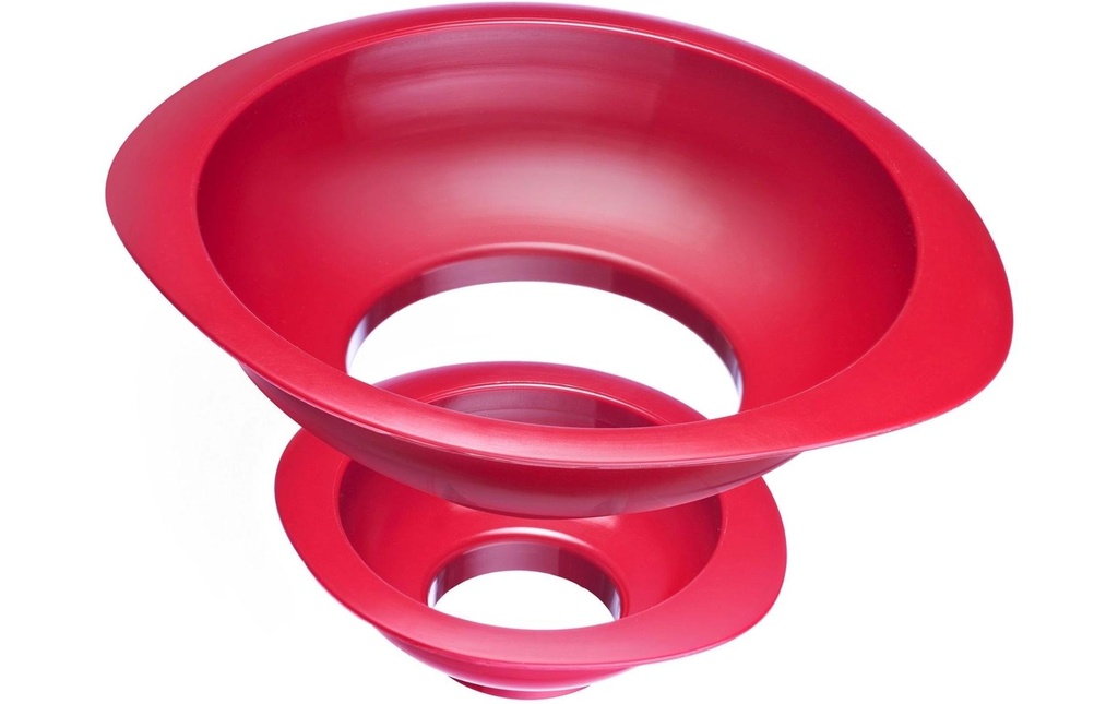 Westmark Entonnoir Twix En 2 parties, Rouge