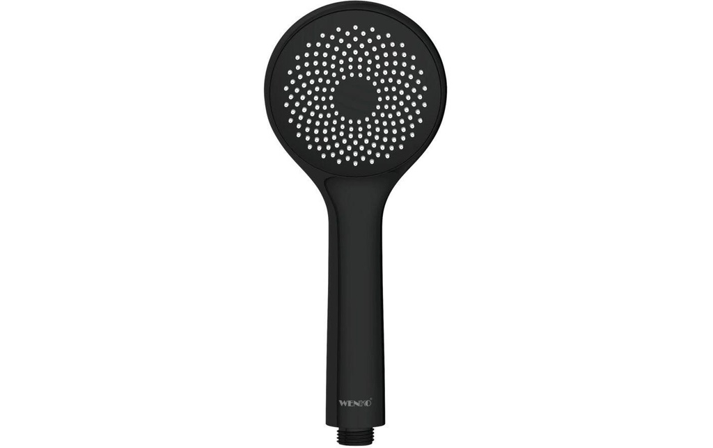 Wenko Pomme de douche 9.5 cm Noir mat