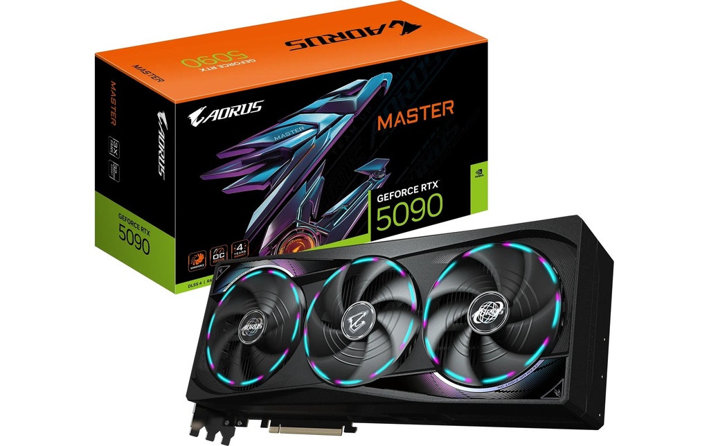 Gigabyte Carte graphique AORUS GeForce RTX 5090 MASTER 32 GB