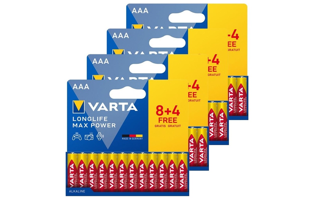 Varta Pile Longlife Max Power AAA , 48 Pièce/s