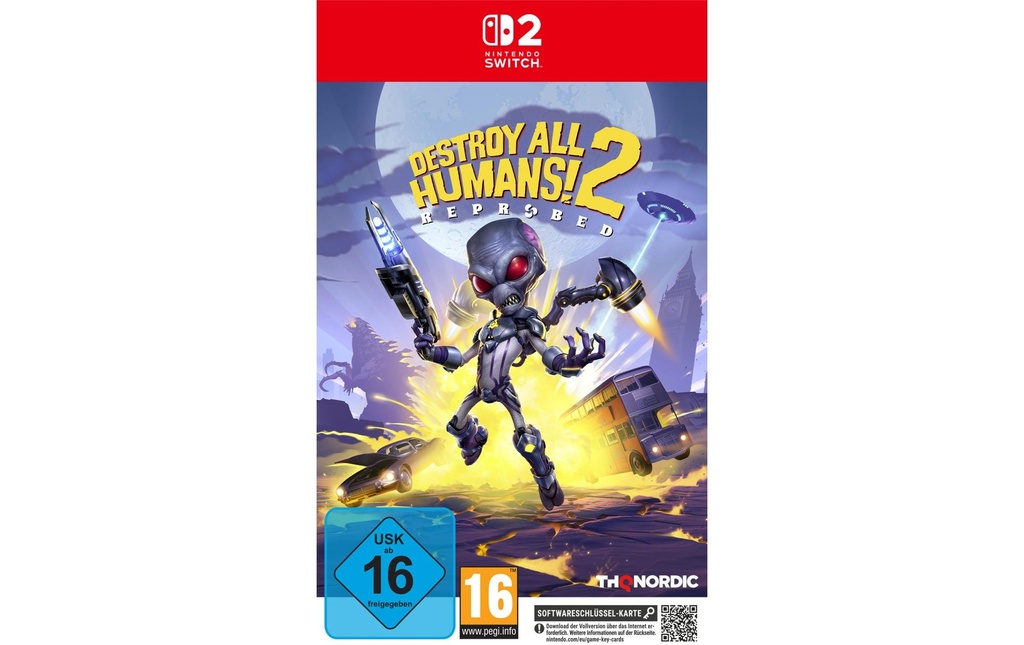 THQ Destroy All Humans! 2 - Reprobed [NSW2] (Carte de jeu)