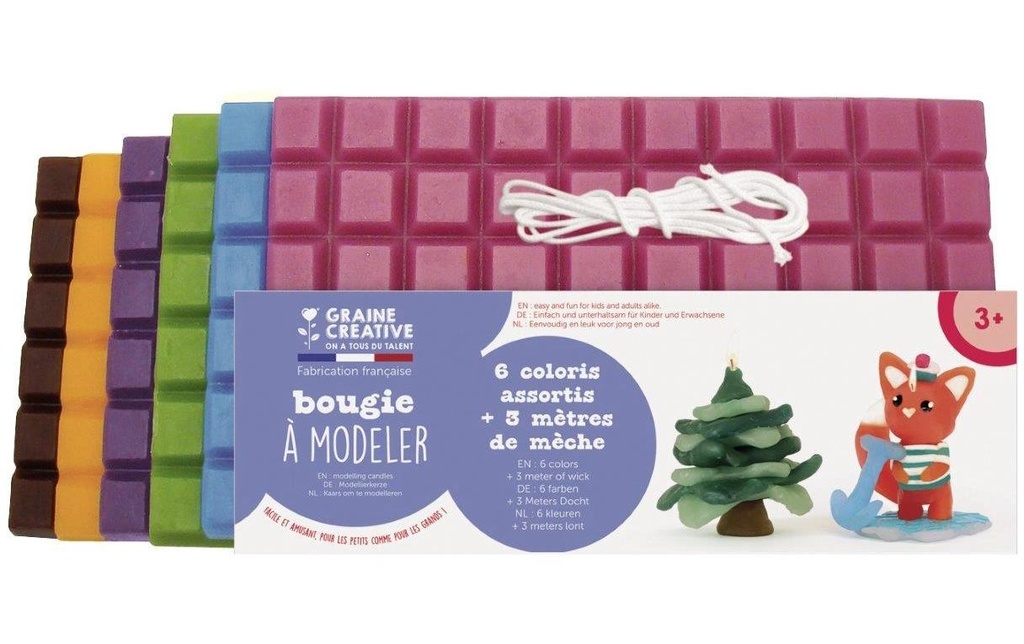 Graine Créative Graine Créative Bougie de Modélisation Intensive N°2 6 x 175 g