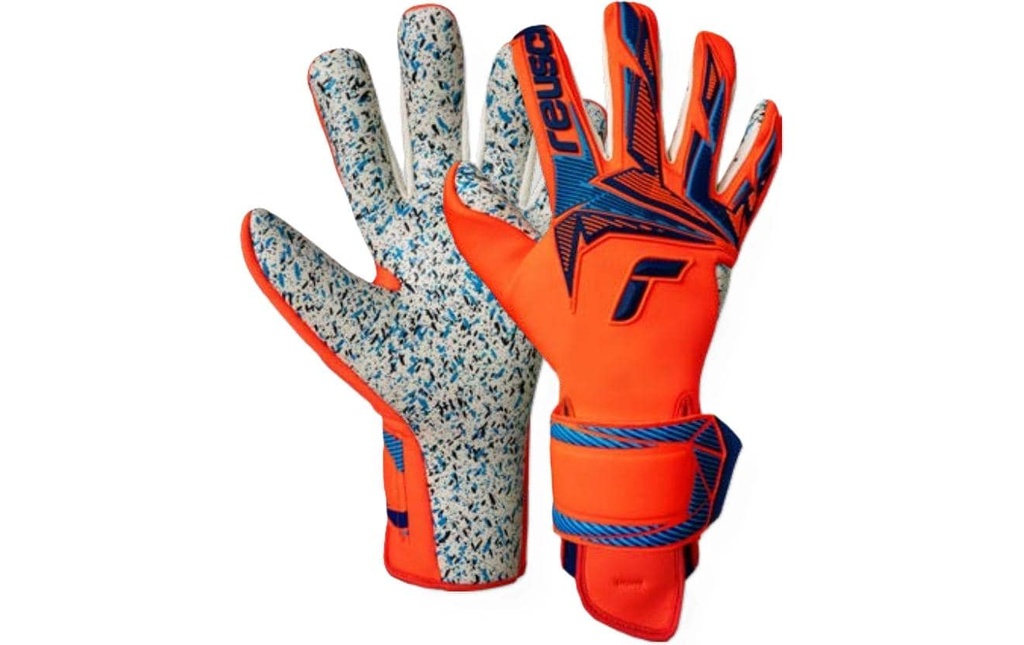 reusch Attrakt Freegel Fusion Taille: 8.5, Shocking Orange/Bleu
