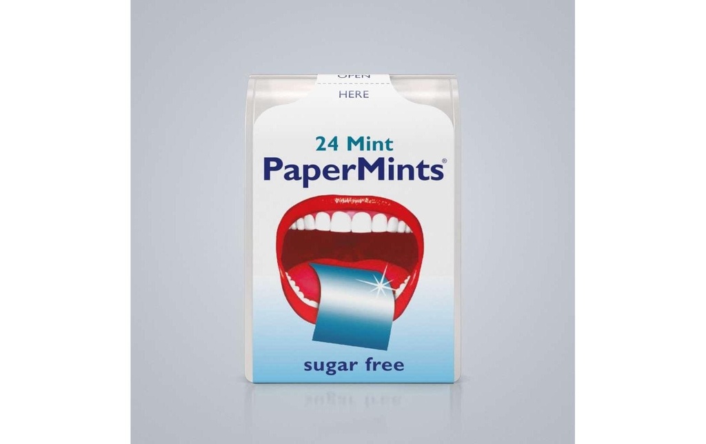 PaperMints Cool Mint Strips Menthe, sans sucre