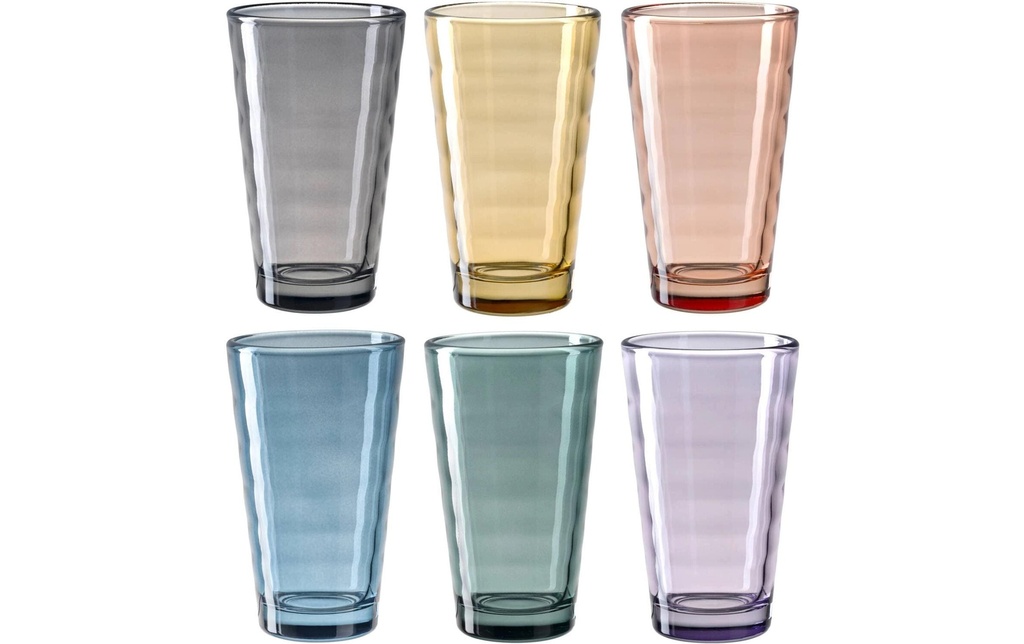 LEONARDO Verre Verso L 200 ml, 6 pièces, Assortiment