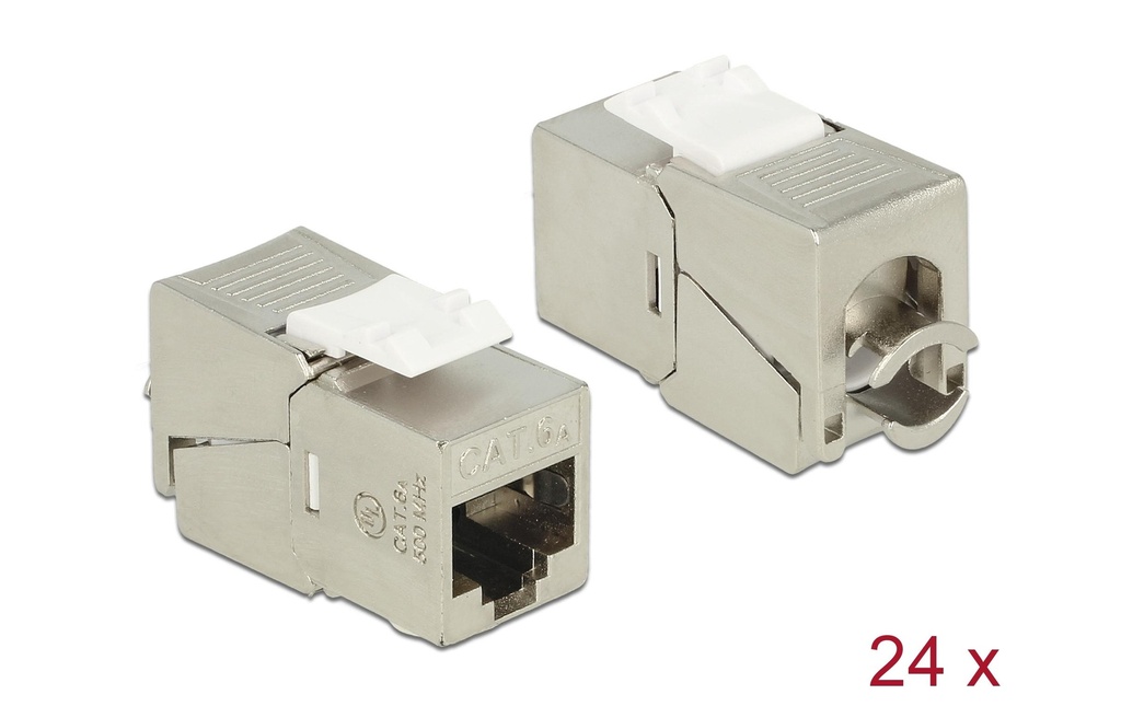 Delock Module Keystone RJ45 femelle vers LSA STP compact 24 pièces