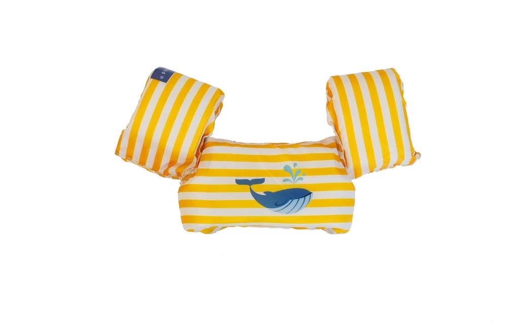 Swim Essentials Brassards de natation Ceinture 2-6 ans Baleine jaune/blanche