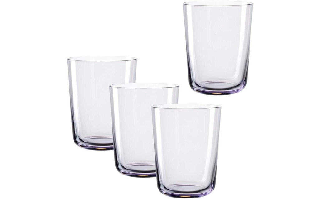 LEONARDO Verre Leggero 240 ml, Lavanda, 4 pièces