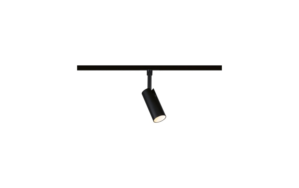 Paulmann URail Spot sur rail Tubo Spot simple Noir matt