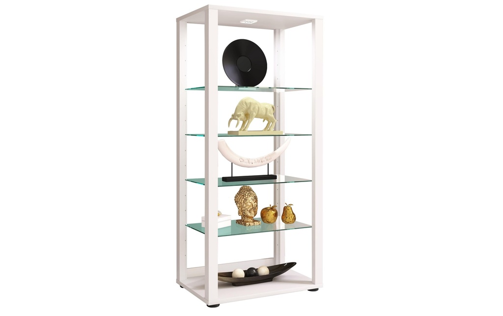 VCM Vitrine Glasol IV 115 x 52 x 35 cm, blanc