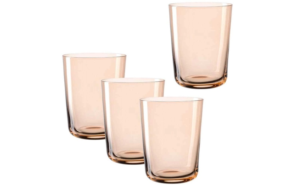 LEONARDO Verre Leggero 240 ml, Cachi, 4 pièces