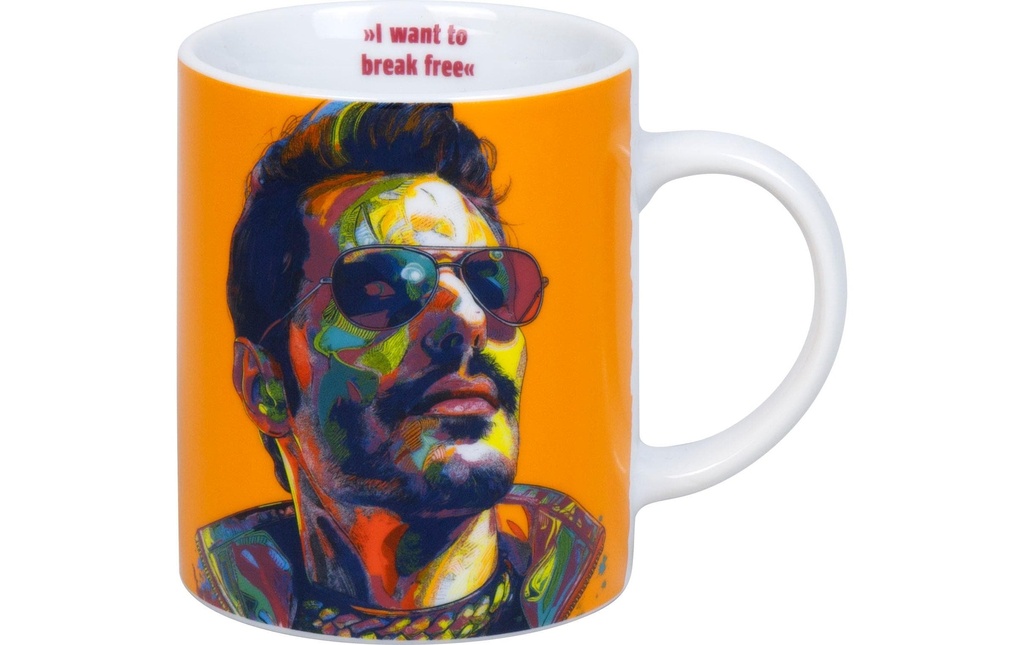 Könitz Tasse universelle Freddy Mercury 300 ml, 1 Pièce/s, Multicolore