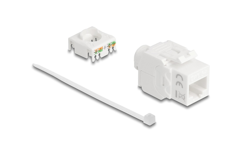 Delock Module Keystone RJ45 femelle vers LSA Cat.6A UTP 180