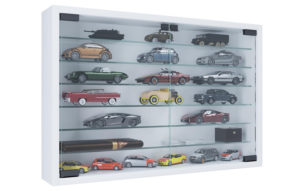 VCM Vitrine Mandosa XL 60 x 40 cm, blanc