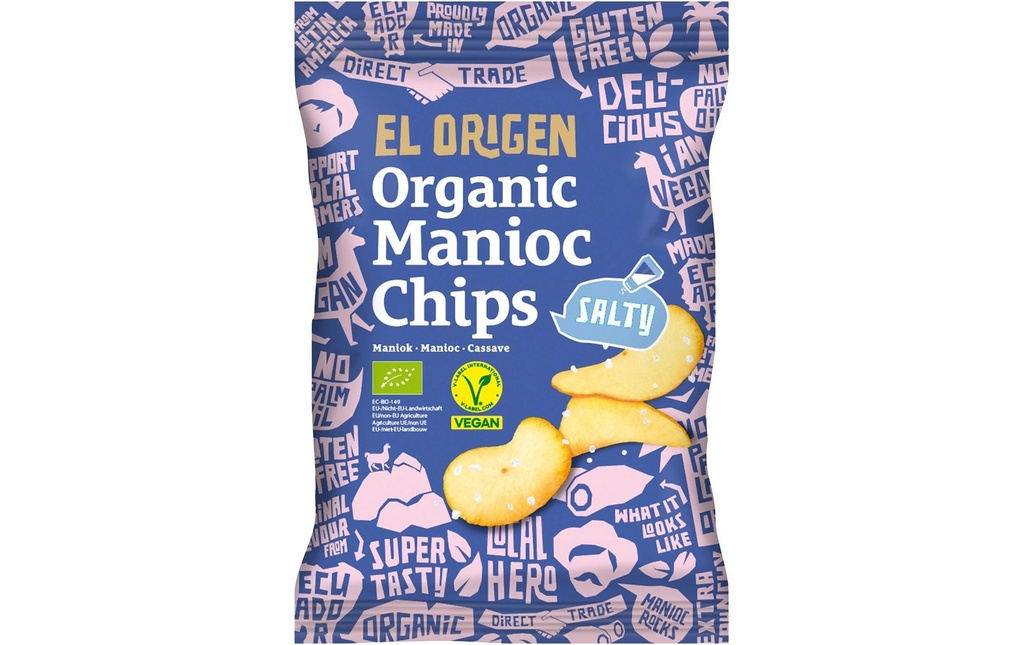El Origen Chips de manioc Sel de mer 60 g