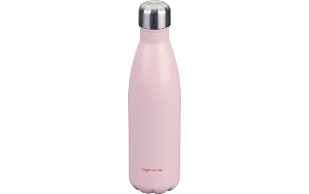 Fackelmann Gourde Bouteille thermos 500 ml, rose pastel