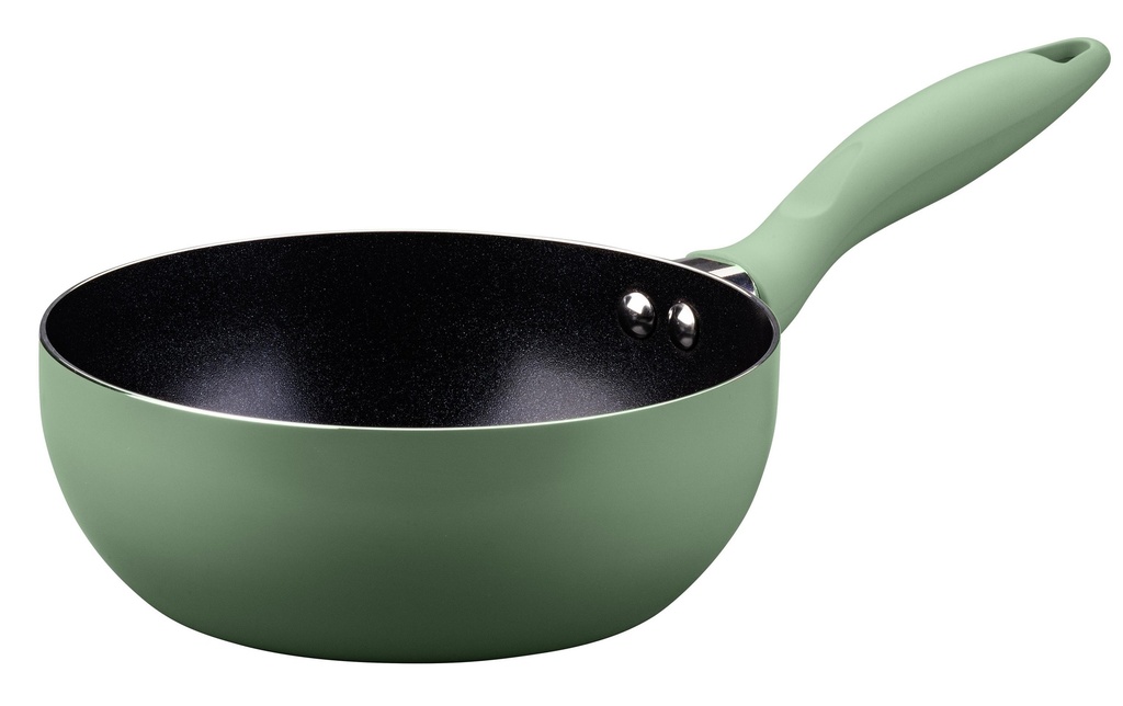Fackelmann Wok MiniCooking 18 cm, gris-vert