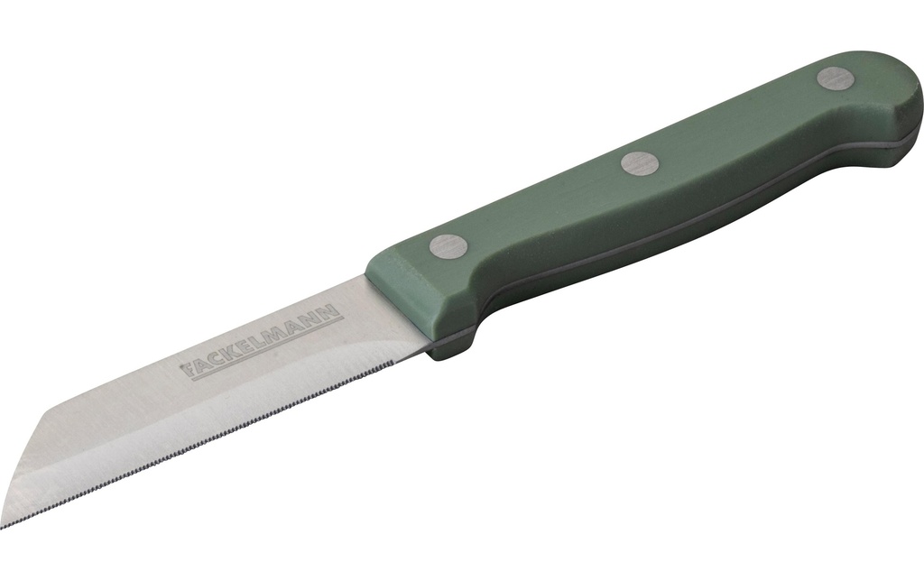 Fackelmann Couteau à légumes 18 cm, vert