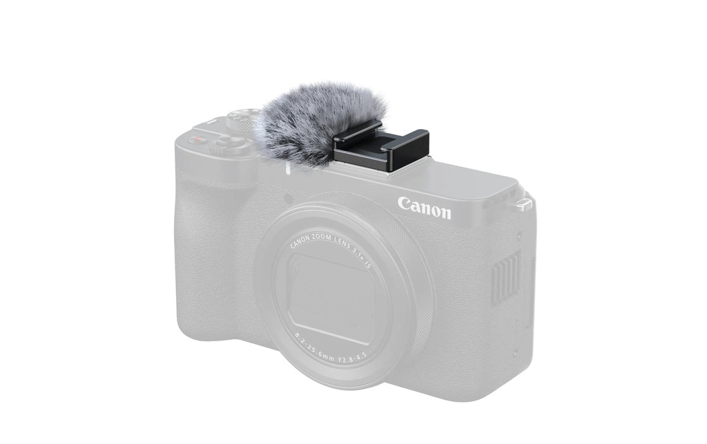 Smallrig Pare-brise en fourrure pour Canon PowerShot V1