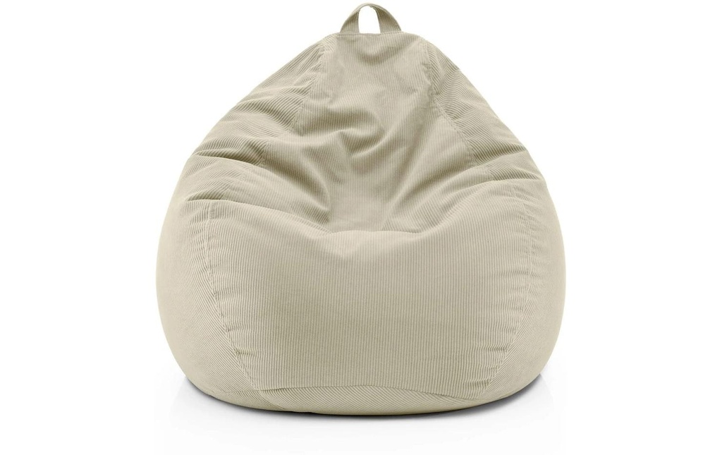 Lumaland sac pour s'asseoir 185 l Confort Polyester (PES), Beige