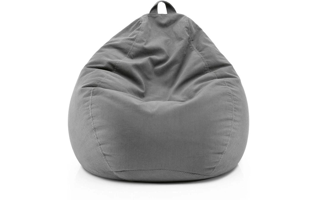 Lumaland sac pour s'asseoir 185 l Confort Polyester (PES), Gris