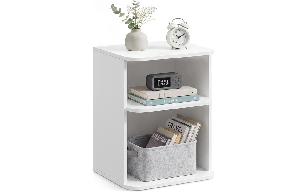 VASAGLE Table de nuit 35 x 45 cm, Blanc